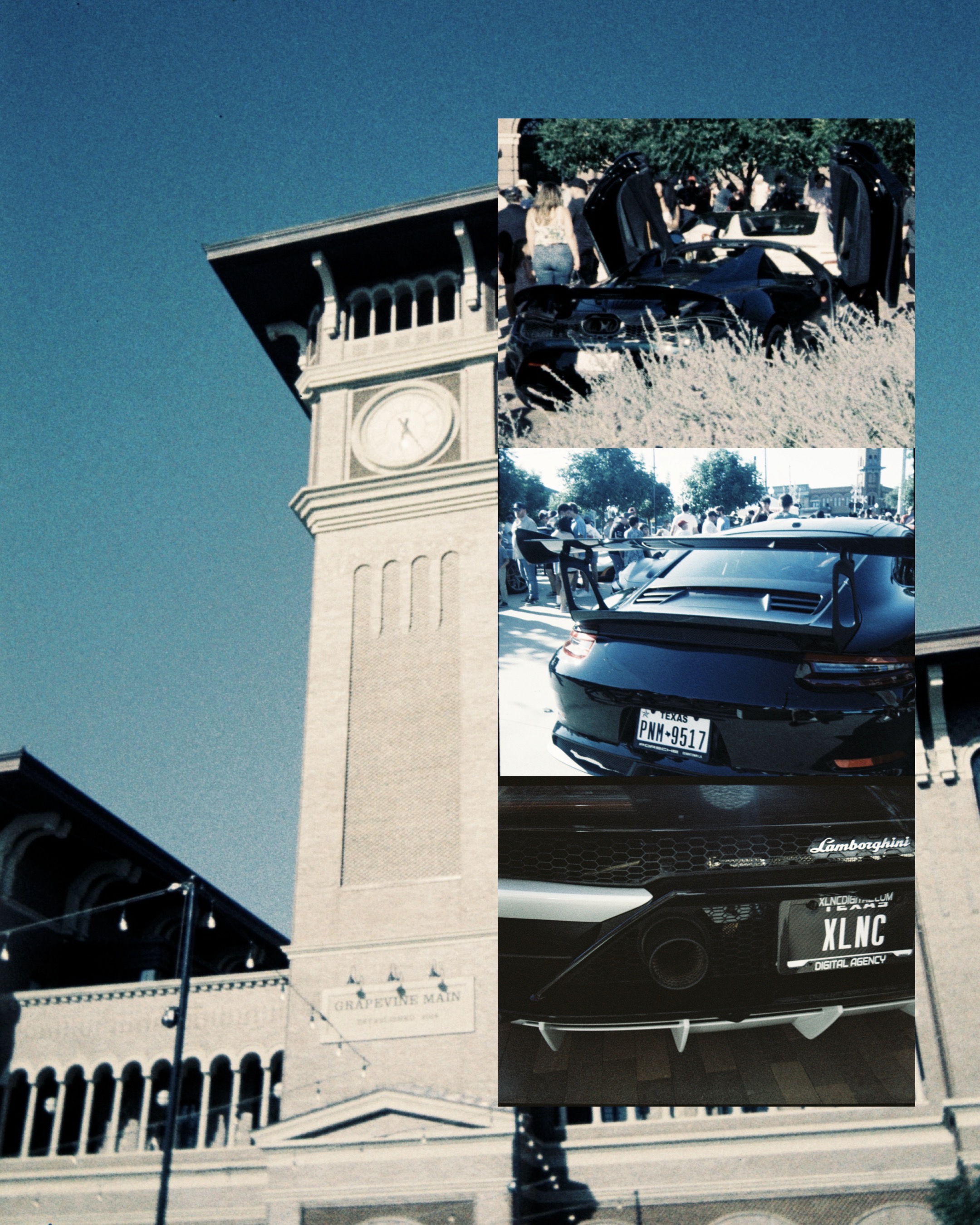 Abstract architectural lines of a modern building.